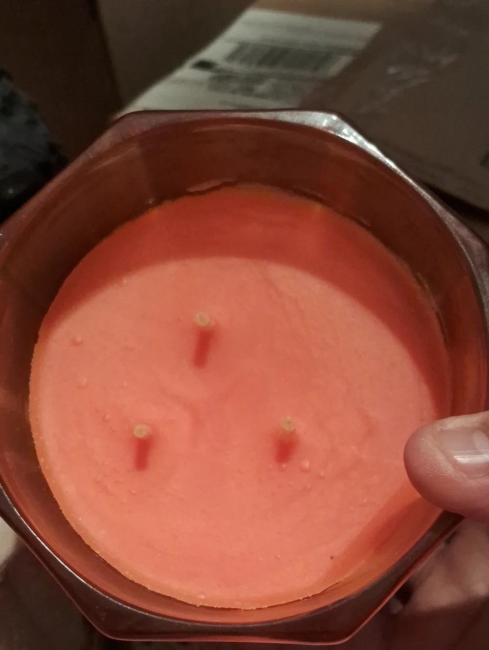Scentworx Pumpkin Candy Corn Scented Candle — Orange
